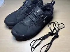 On Cloud5 Waterproof ブラック　25.5cm 紐付き