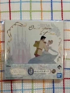 新品未開封！一番くじ　ディズニープリンセス E賞 キャンバスボード　シンデレラ