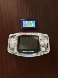 ゲームボーイアドバンス(クリア/カスタム品)＆ポケットモンスター サファイア