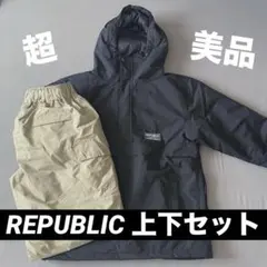 《超美品》REPUBLIC スノーボードウェア 上下セット　Mサイズのサムネイル