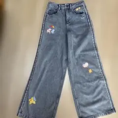 adidas x Care Bears コラボ デニムパンツ