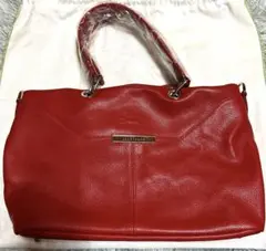 【新品未使用】LONGCHAMP ハンドバッグ レッド