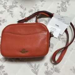 カ*h様 【極美品】COACH コーチ カメラバッグ レザー ジェイミー オレン