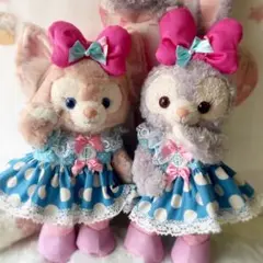 リーナベル/ステラルー/クッキーアン対応コスチューム♡ブルーのドットワンピース