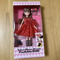 東京ディズニーリゾート　ファッションドール　リカちゃん　ミニー