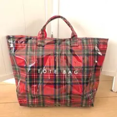 タータンチェックハンドバッグ