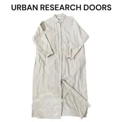 URBAN RESEARCH DOORS ベージュ シャツワンピース