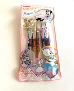SARASA クリップボールペン　限定Disneyマーブルカラー　5色セット