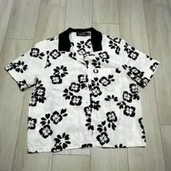 FRED PERRY フローラルプリント オープンカラー半袖シャツ　リヨセルのサムネイル