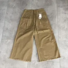 LEPSIM ベージュ ワイドパンツ Mサイズ