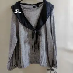 カットソー 長袖 レディース 襟付き