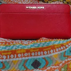 MICHAEL KORS レッド 長財布