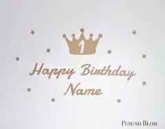 【送料込み】レターバナー 誕生日飾り 名入れ バースデー 撮影 装飾