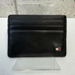 k*t様 Tommy Hilfiger ブラック レザー カードケース