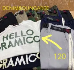 デニム&ダンガリー ハローグラミチ ロンT 120