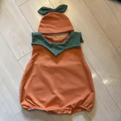 かぼちゃ風コスチューム 80cm帽子付き