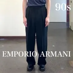2026年最新】EMPORIO ARMANI シルエット：ワイド メンズ スラックスの