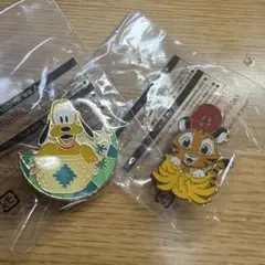 ディズニー ピンバッジ プルート チャンドゥ 2個セット