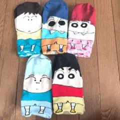 韓国限定☆クレヨンしんちゃん靴下　5個セット売り