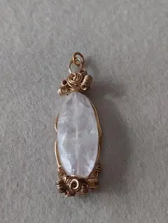 天然石　ローズクォーツ ペンダントトップ