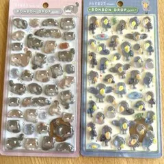 BONBON DROP ハシビロコウ マヌルネコ シール