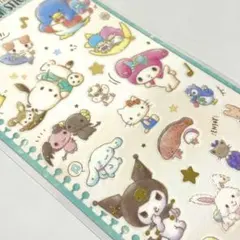 フラッフィースケッチステッカーズ サンリオキャラクターズ ミント キティ 新品