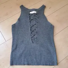 ニット　グレー