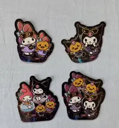 コジマ　マイメロ＆クロミ　ステッカー　4種コンプリート＋2種のセット販売