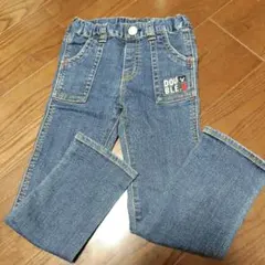 値下げ！DOUBLE.B デニムロングパンツ 110cm