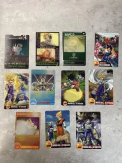 ドラゴンボールカードセット 11枚 森永お菓子カード