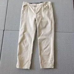 HUMAN WOMAN レディース クロップドパンツ アイボリー SSサイズ