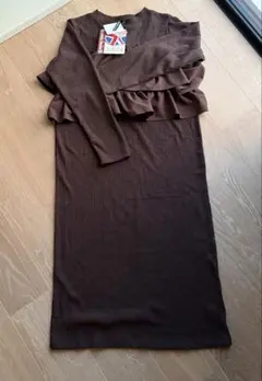 HKWORKSLONDON ビスチェリブワンピース L しまむら