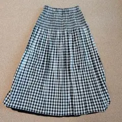 リバーシブル ロングスカート