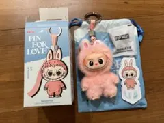 【正規品】 【U】ラブブ ぬいぐるみ アルファベット PIN FOR LOVE