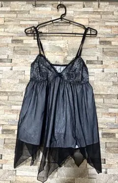 黑色 藏青色 蕾絲細肩帶 古著