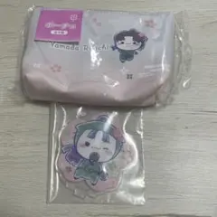 フリューくじ 忍たま乱太郎 アクリルスタンド 立花仙蔵 ポーチ 山田利吉