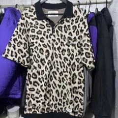 WACKO MARIA レオパード柄 ニットポロシャツのサムネイル