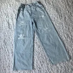ZARA ダメージデニムジーンズ 150㎝