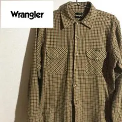 ネルシャツ ブラウン