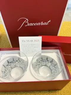 Baccarat The YEAR 2025 クリスタルグラス 2個セット
