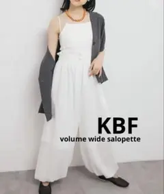 【未使用新品】タグ付KBF ワイドvolume salopette 8,800円