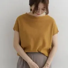 【最終値下げ】アーバンリサーチドアーズ 綿麻素材 ボートネックプルオーバー