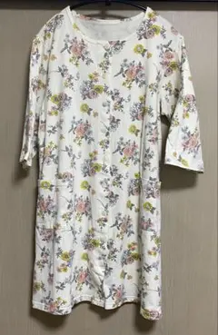 マタニティ　七分袖　パジャマ 　Ｍ〜Ｌ　花柄　ベルメゾン