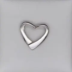 4℃ オープンハート ペンダントトップ SILVER