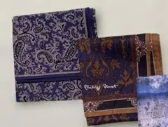 メンズ大判ハンカチ 2枚セット