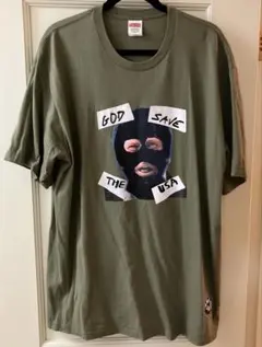 Supreme GOD SAVE THE USA Tシャツ オリーブのサムネイル