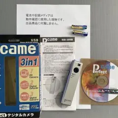 【動作品】Pcame 3in1 デジタルカメラ トイデジ レトロのサムネイル