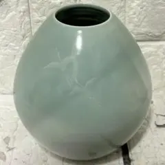 双鶴　花瓶　裏印あり メルカリ