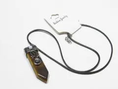 天然石　タイガーアイ　虎目石　ネックレス　チョーカー