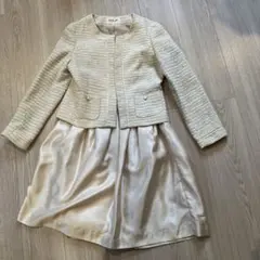 SOUP ジャケット＆ドレスセット 9号 ベージュ